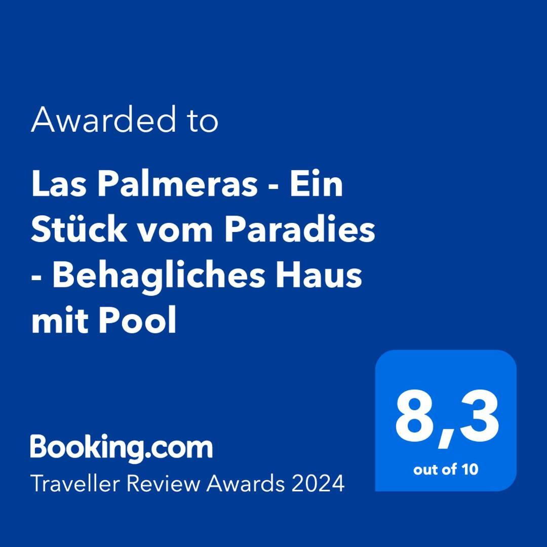 אלגודונאלס Las Palmeras - Ein Stueck Vom Paradies - Behagliches Haus Mit Pool מראה חיצוני תמונה